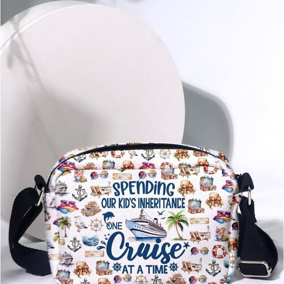 One Cruise At A Time: Elegant Crossbody Bag for Travel Enthusiasts - Picture 4 of 7